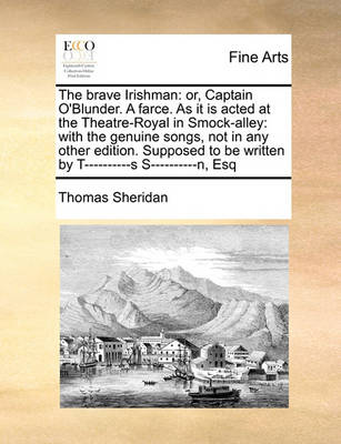 Book cover for The brave Irishman