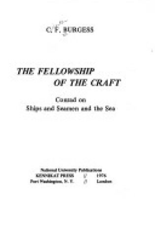 Cover of Fellowship of the Craft