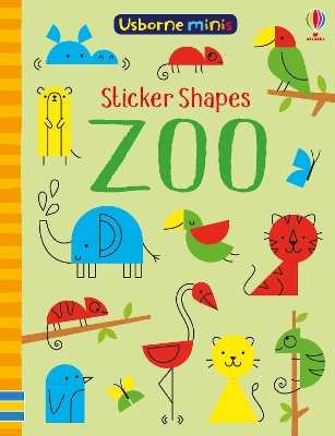 Book cover for Sticker Shapes Zoo