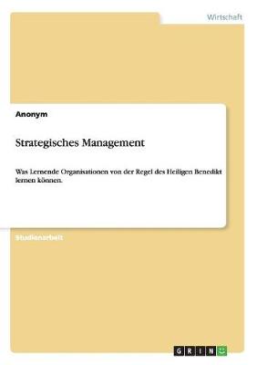 Book cover for Strategisches Management