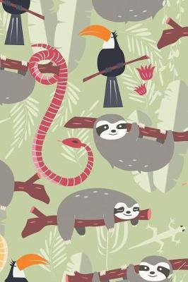 Book cover for Jungle Sloth Notebook