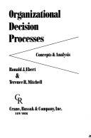 Book cover for Organizational Decision Processes