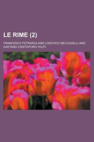 Cover of Le Rime (2)