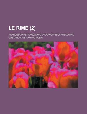 Book cover for Le Rime (2)