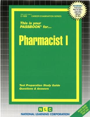 Cover of Pharmacist I