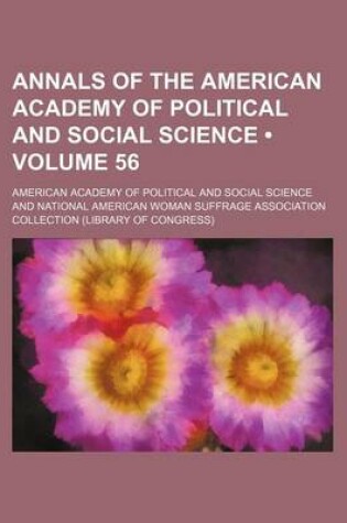 Cover of Annals of the American Academy of Political and Social Science (Volume 56)