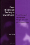 Book cover for From Binational Society to Jewish State