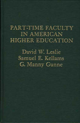 Book cover for Part-time Faculty in American Higher Education.