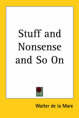 Book cover for Stuff and Nonsense and So On