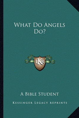 Book cover for What Do Angels Do?