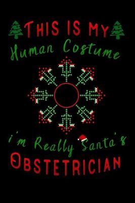 Book cover for this is my human costume im really santa's Obstetrician