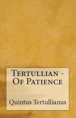 Cover of Of Patience