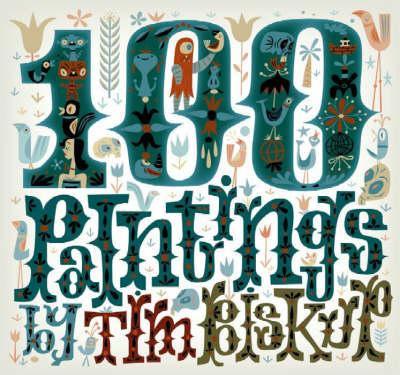 Book cover for Tim Biskup 100 Paintings Book