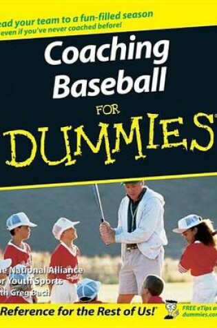 Cover of Coaching Baseball for Dummies