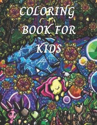 Book cover for Coloring book for kids