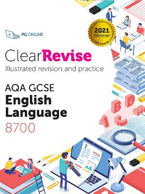 Book cover for ClearRevise AQA GCSE English Language 8700