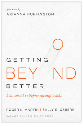 Book cover for Getting Beyond Better