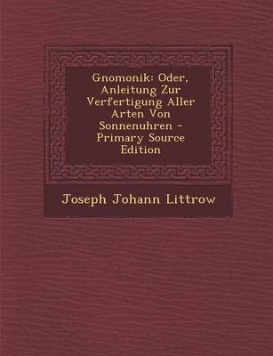 Book cover for Gnomonik