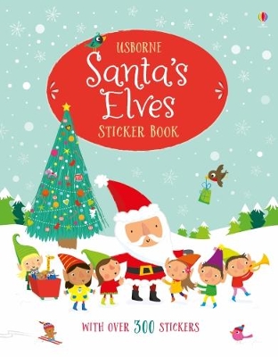 Book cover for Santa's Elves Sticker Book