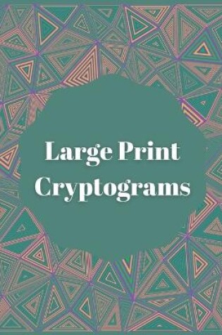 Cover of Large Print Cryptograms