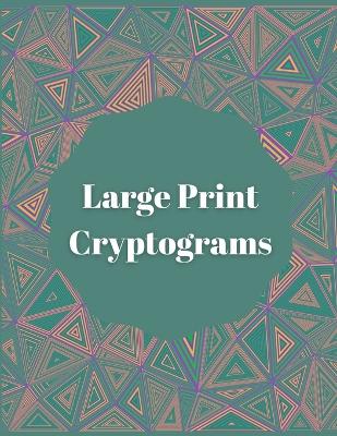 Book cover for Large Print Cryptograms