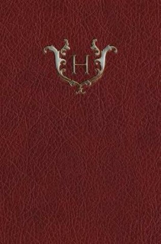 Cover of Monogram "h" Grid Notebook