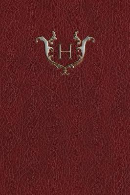 Book cover for Monogram "h" Grid Notebook