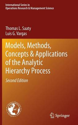 Cover of Models, Methods, Concepts & Applications of the Analytic Hierarchy Process