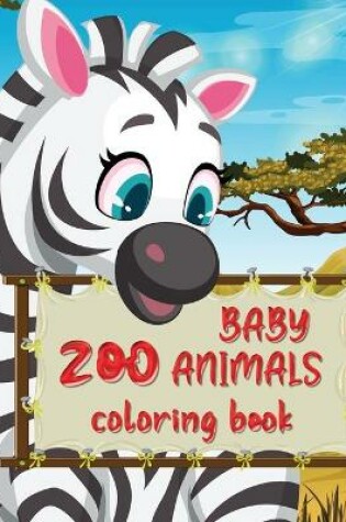 Cover of Zoo animals coloring book