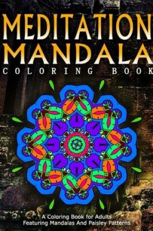 Cover of MEDITATION MANDALA COLORING BOOK - Vol.20