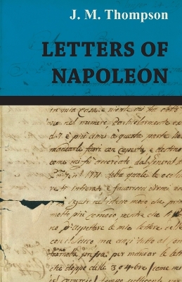 Book cover for Letters of Napoleon