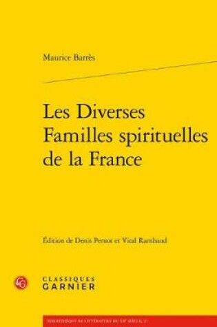 Cover of Les Diverses Familles Spirituelles de la France