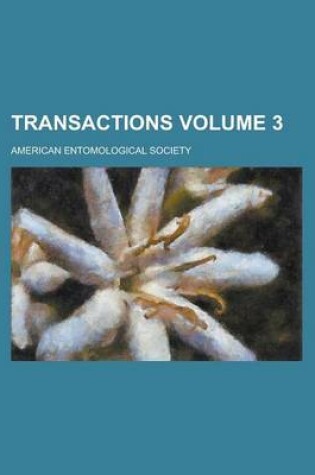 Cover of Transactions Volume 3