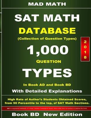 Book cover for 2018 SAT Math Database Book Bd