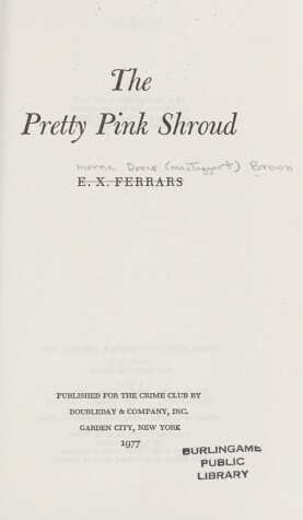 Book cover for The Pretty Pink Shroud