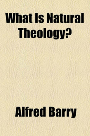 Cover of What Is Natural Theology?