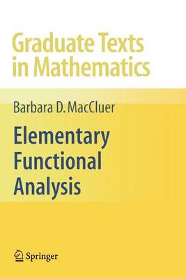 Book cover for Elementary Functional Analysis