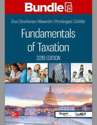 Book cover for Gen Combo Looseleaf Fundamentals of Taxation 2019; Connect Access Card