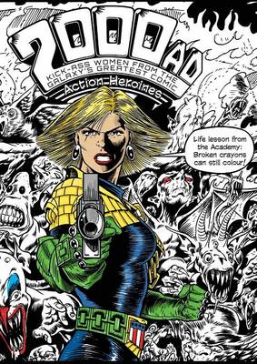 Cover of The 2000AD Action Heroines Colouring Book