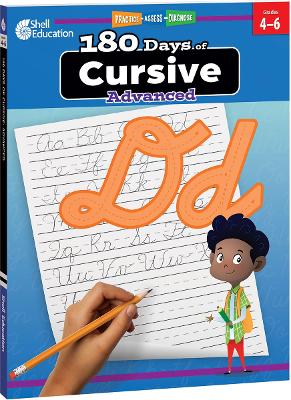 Cover of 180 Days of Cursive: Advanced