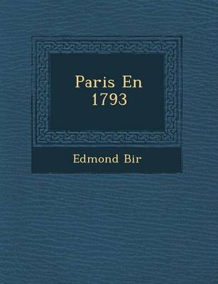 Book cover for Paris En 1793