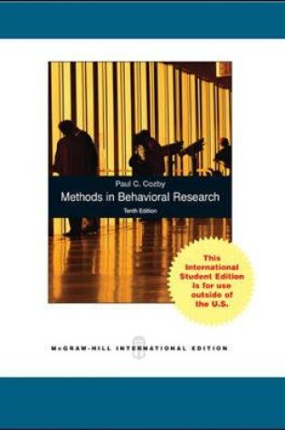 Cover of Methods in Behavioral Research
