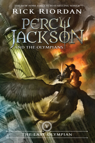 Cover of Percy Jackson and the Olympians, Book Five: Last Olympian, The-Percy Jackson and the Olympians, Book Five