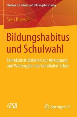 Cover of Bildungshabitus Und Schulwahl