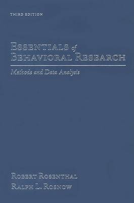 Book cover for Essentials of Behavioral Research