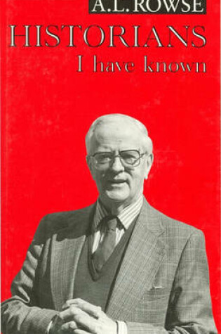 Cover of Historians I Have Known