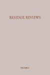 Book cover for Residue Reviews/Ruckstands-Berichte