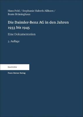 Book cover for Die Daimler-Benz AG in Den Jahren 1933 Bis 1945