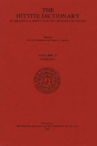 Cover of Hittite Dictionary of the Oriental Institute of the University of Chicago