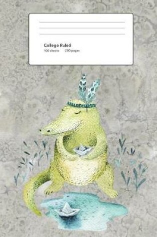 Cover of Alligator Composition Book College Ruled